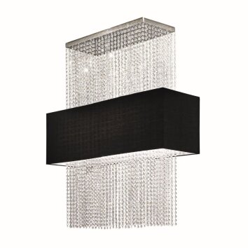 Ideal Lux PHOENIX Lámpara Colgante Negro, 5 luces