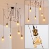 Zarow Lámpara Colgante Marrón, Latón, 6 luces