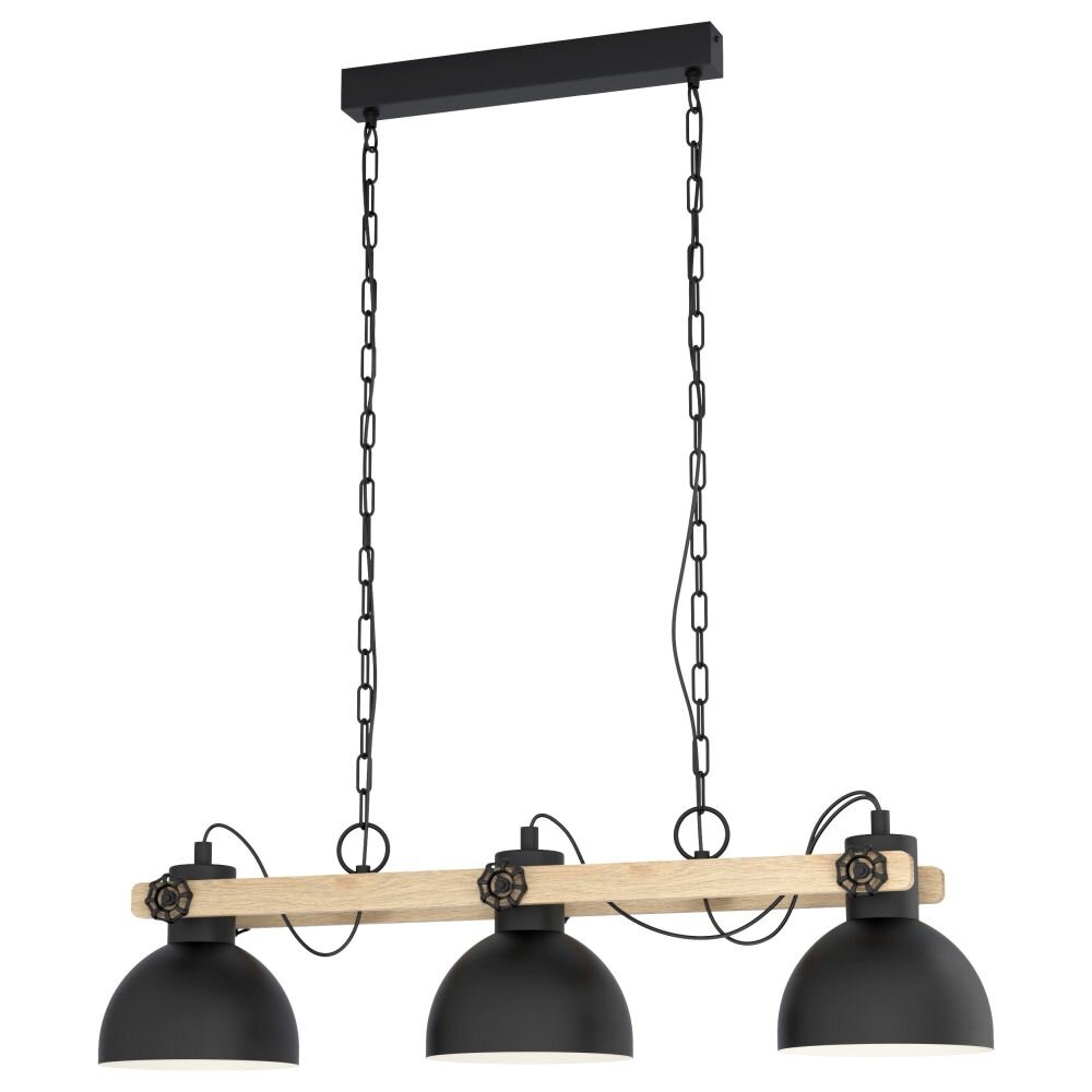 EGLO LUBENHAM Lámpara Colgante Marrón, Negro, 3 luces main product photo
