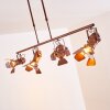 Lichinga Lámpara Colgante Color óxido, 4 luces