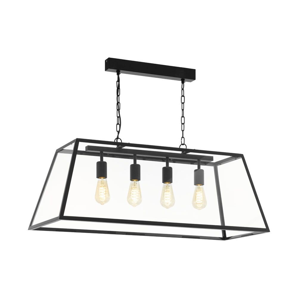 Eglo AMESBURY Lámpara Colgante Negro, 4 luces main product photo