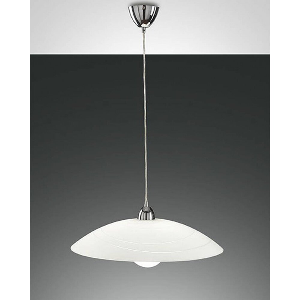 Fabas Luce KENT Lámpara suspendida Níquel-mate, 1 luz main product photo