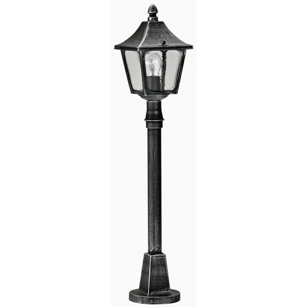 Albert 4128 Lámpara de pie para exterior Negro, Plata, 1 luz main product photo