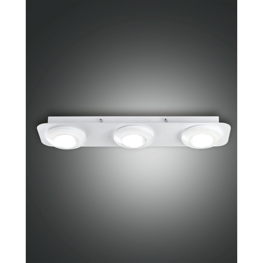 Fabas Luce Swan Lámpara de Techo LED Blanca, 3 luces main product photo