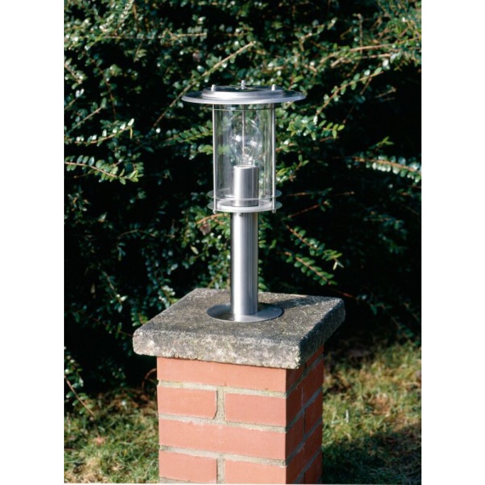 Brilliant York Poste de jardin Acero inoxidable, 1 luz main product photo