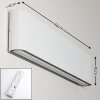 Tinglev Aplique para exterior LED Blanca, 2 luces