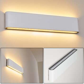Tinglev Aplique para exterior LED Blanca, 2 luces