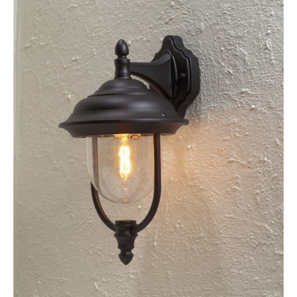 Konstsmide PARMA Aplique Negro, 1 luz main product photo