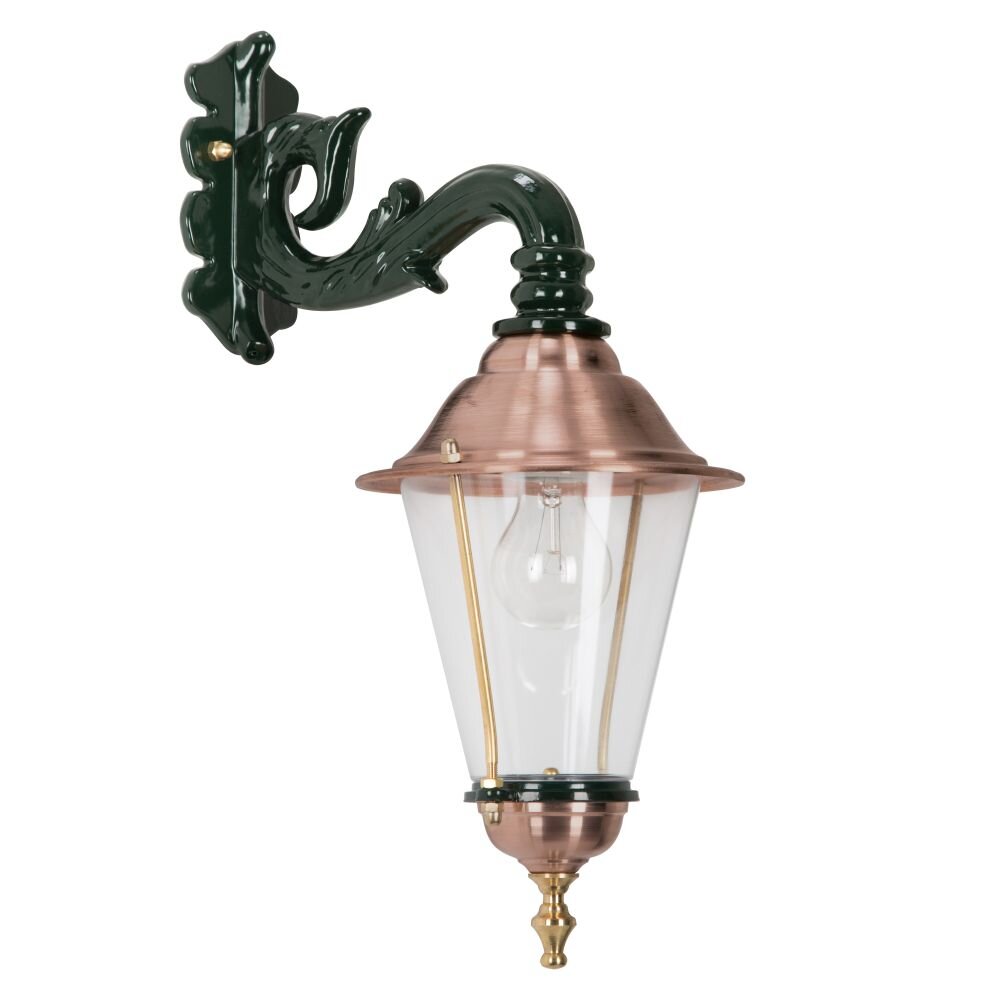 KS Verlichting Hoorn Aplique Verde, Cobre, 1 luz main product photo