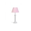 Waldi Lámpara de mesa Rosa, Blanca, 1 luz