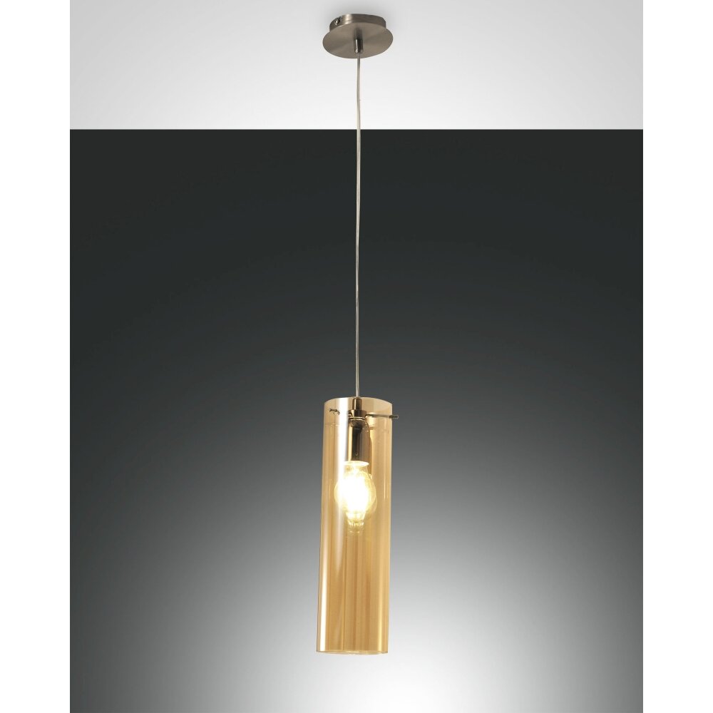 Fabas Luce Sintesi Lámpara Colgante Níquel brillo, 1 luz main product photo