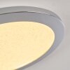 Fasola Lámpara de Techo LED Níquel brillo, 1 luz