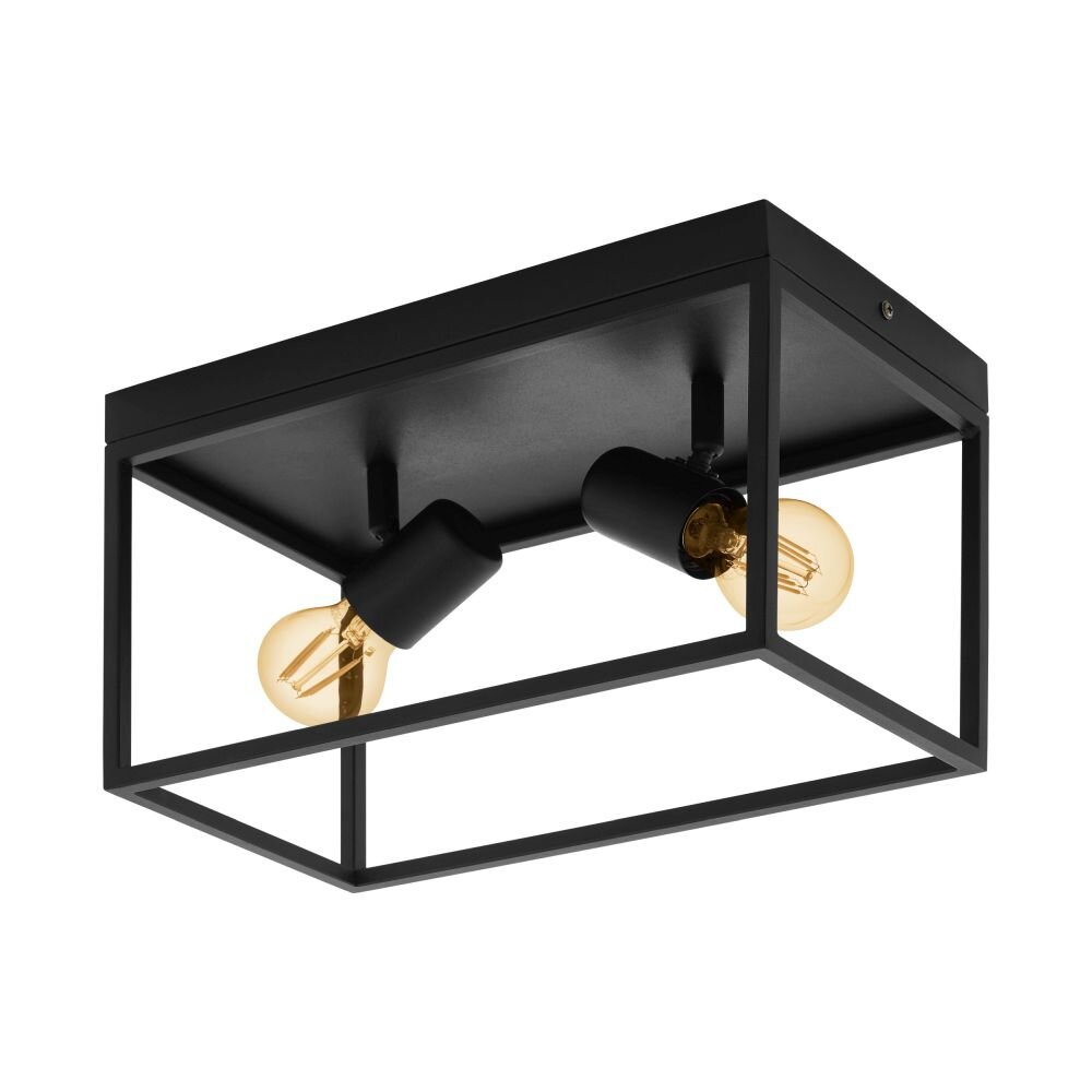 EGLO SILENTINA Lámpara de Techo Negro, 2 luces main product photo