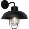 Brilliant Portland Aplique para exterior Negro, 1 luz