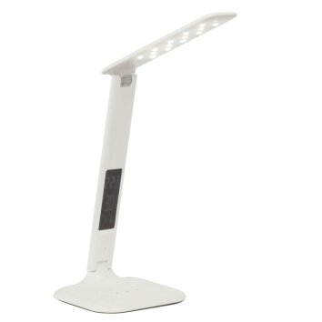 Brilliant Glenn Lámpara de Mesa LED Blanca, 1 luz