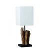 Paul Neuhaus ABUJA Lámpara de mesa Madera oscura, 1 luz