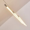 Airolo Lámpara Colgante LED Cromo, Níquel-mate, 3 luces