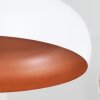 Guayo Lámpara Colgante Cobre, Blanca, 1 luz