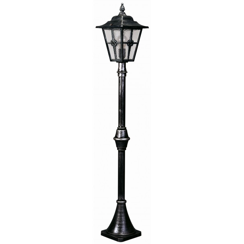 Albert 4136 Lámpara de pie para exterior Negro, Plata, 1 luz main product photo