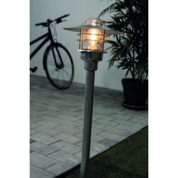 Nordlux AGGER Lámpara de pie para exterior Galvanizado, 1 luz