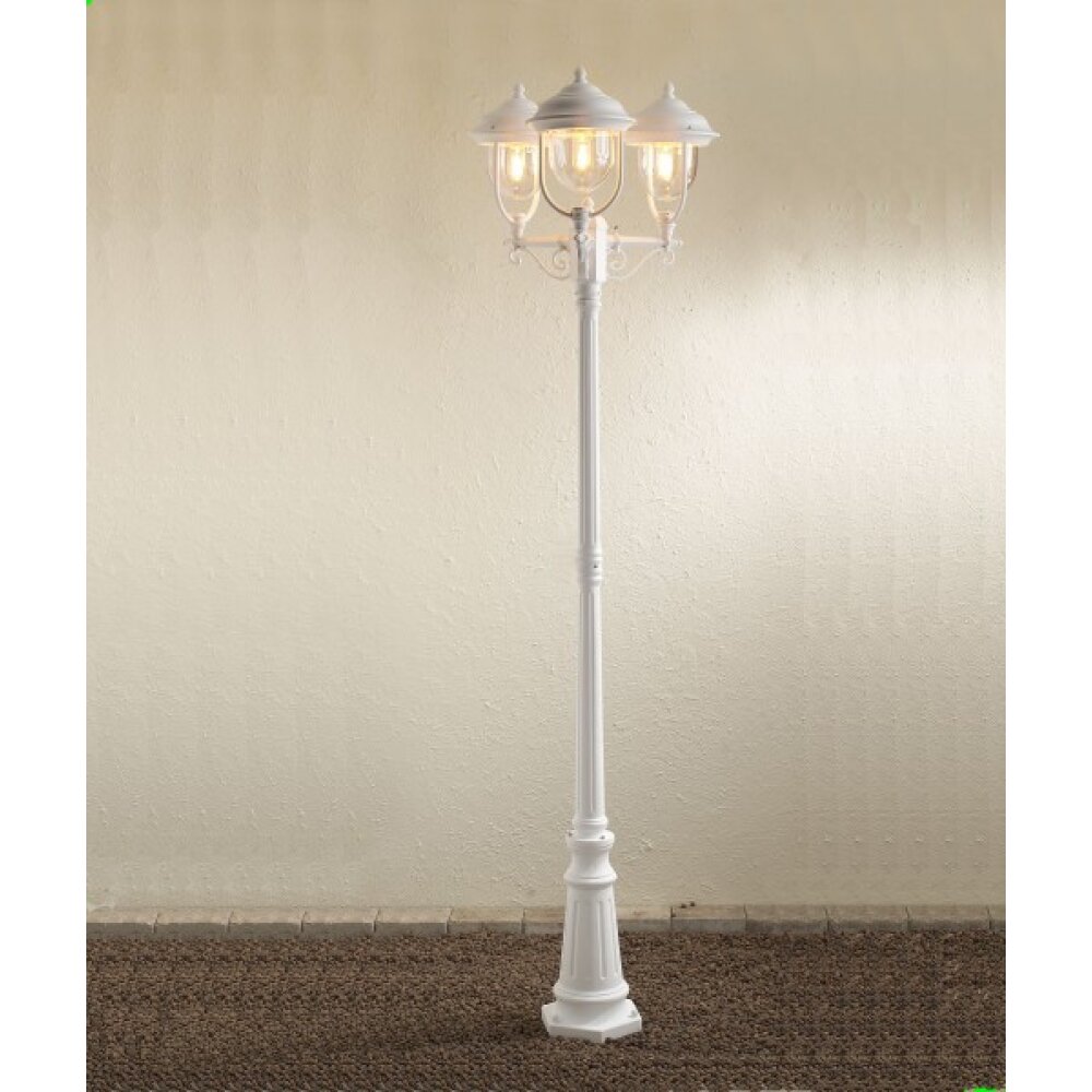 Konstsmide Parma Lámpara de pie Blanca, 1 luz main product photo