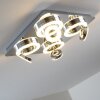 Lakeshore Lámpara de techo LED Cromo, 8 luces
