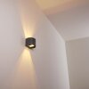 Badajoz Aplique LED Antracita, 1 luz