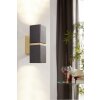 Eglo PASSA Aplique LED dorado, Negro, 2 luces