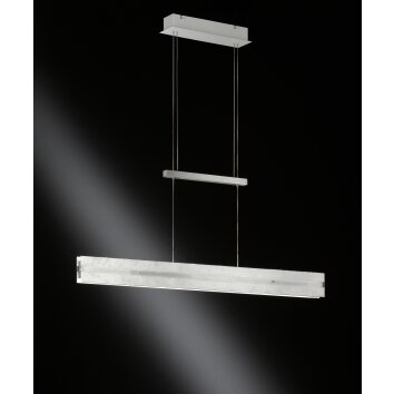 Wofi ARLON Lámpara Colgante LED Plata, 2 luces