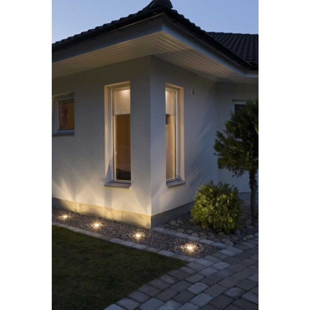 Konstsmide Foco empotrable de suelo LED Aluminio, 3 luces main product photo
