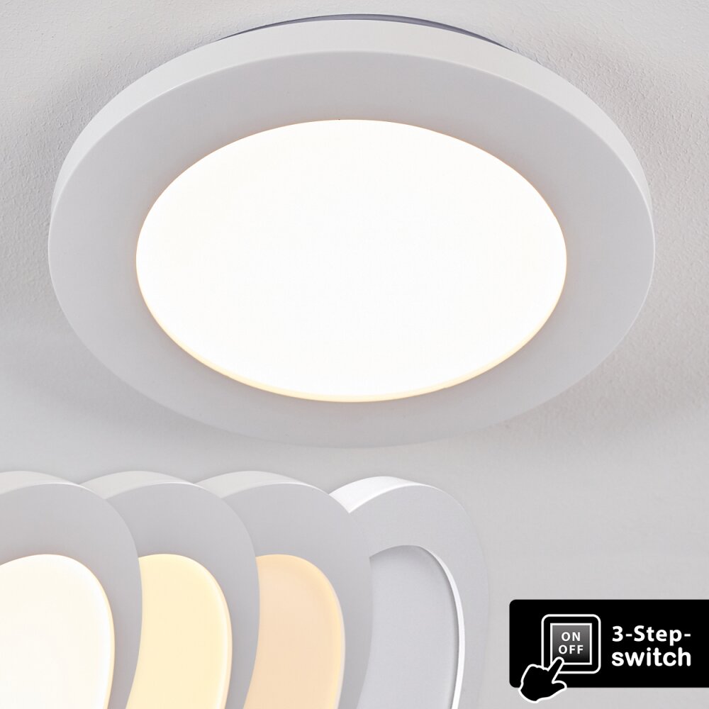 Siguna Lámpara de Techo LED Blanca, 1 luz main product photo