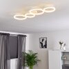 Grasse Lámpara de Techo LED Blanca, 1 luz