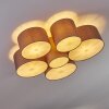 Payette Lámpara de Techo Blanca, 6 luces