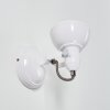 Tina Aplique Blanca, 1 luz
