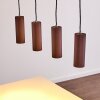 Zuoz Lámpara Colgante Color óxido, 4 luces