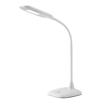 Brilliant Nele Lámpara de Mesa LED Blanca, 1 luz