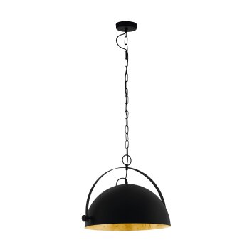 Eglo COVALEDA 1 Lámpara Colgante dorado, Negro, 1 luz