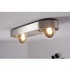 Granada Lámpara de techo LED Níquel-mate, 2 luces