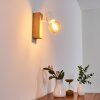Barbengo Aplique Madera clara, Blanca, 1 luz