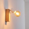 Barbengo Aplique Madera clara, Blanca, 1 luz