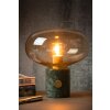 Lámpara de escritorio Lucide CHARLIZE Verde, Apariencia de piedra, 1 luz