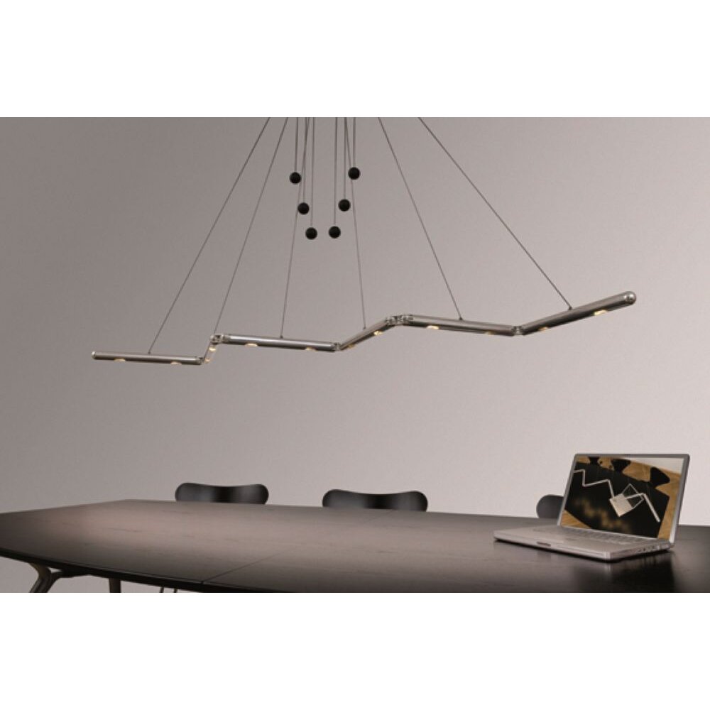 Basis-Leuchten GENUA Lámpara Colgante LED Aluminio, 4 luces main product photo