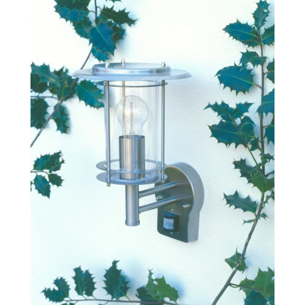 Brilliant York Aplique para exterior Acero inoxidable, 1 luz, Sensor de movimiento main product photo