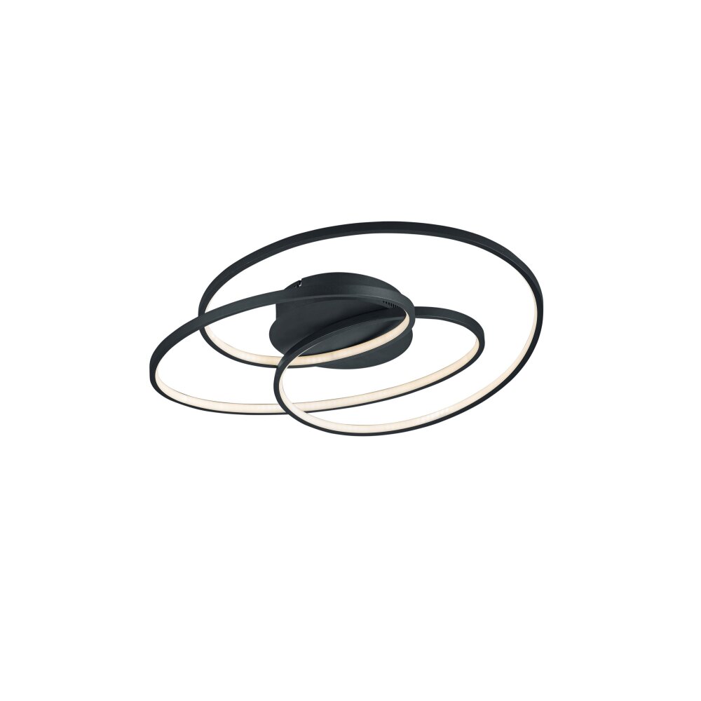 Trio Gale Lámpara de Techo LED Negro, 1 luz main product photo