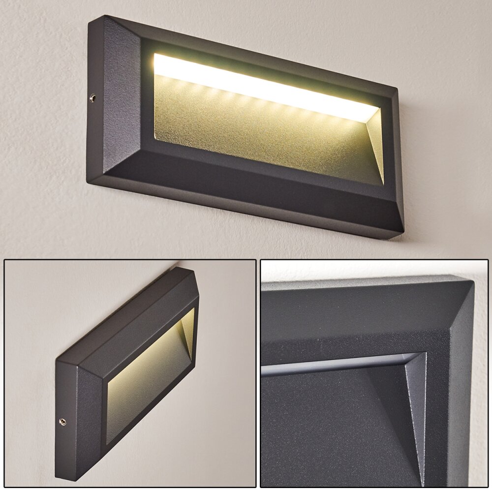 Aplique para exterior Alkmaar LED Antracita, 1 luz main product photo