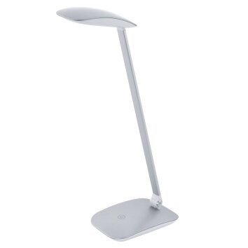 Eglo CAJERO Lámpara de mesa LED Plata, 1 luz