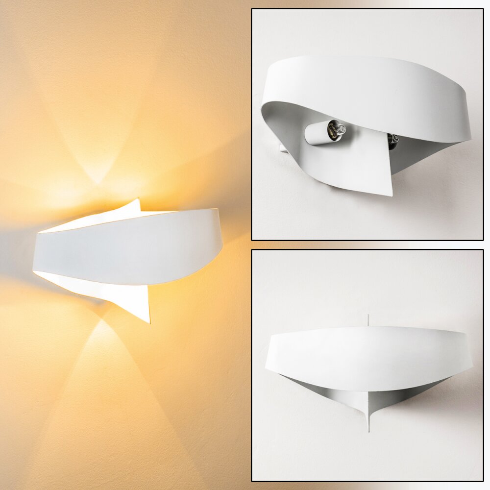 Padua Aplique Blanca, 2 luces main product photo