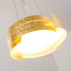 Novara Lámpara suspendida dorado, 3 luces