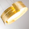 Novara Lámpara suspendida dorado, 3 luces