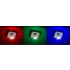 Leuchten Direkt LOLA-MIKE Lámpara de Techo LED Acero inoxidable, 1 luz, Mando a distancia, Cambia de color